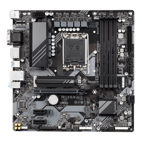 Gigabyte B760M DS3H D5 1700P Vga Hdmi Dp Type-C - 2
