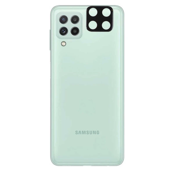 Samsung Galaxy M22 3D Kamera Lens Koruma Camı