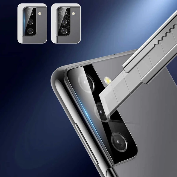 Samsung Galaxy S21 Ultra 3D Kamera Lens Koruma Camı - 5