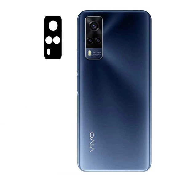 Vivo Y53S 4G 3D Kamera Lens Koruma Camı - 2
