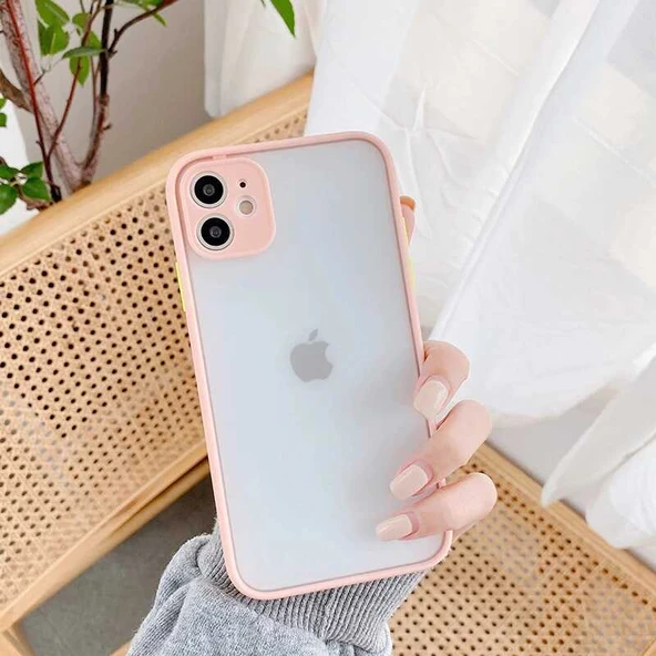 Apple iPhone 11 Pro Kılıf Kamera Korumalı Mat Kapak - 3
