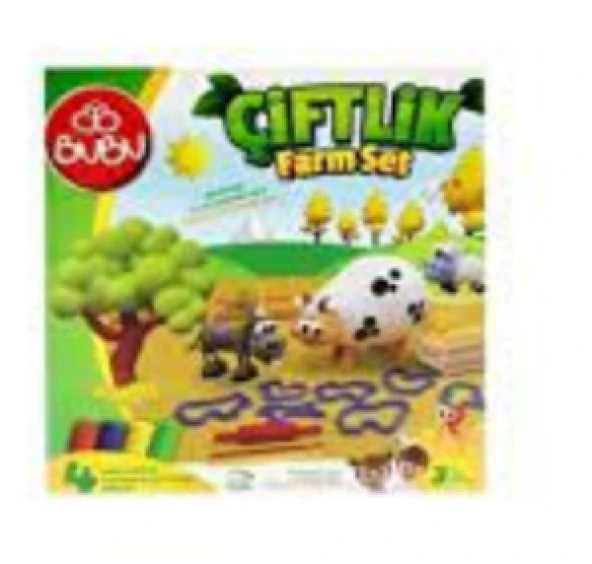 Bubu Oyun Hamuru Seti Çiftlik Hayvanları Oyun Hamuru Seti