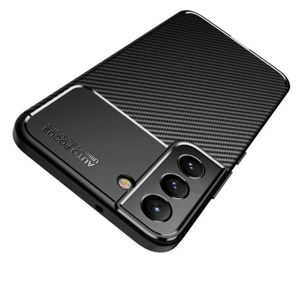 Samsung Galaxy S22 Kılıf Karbon Silikon Case Kapak - Resim 6