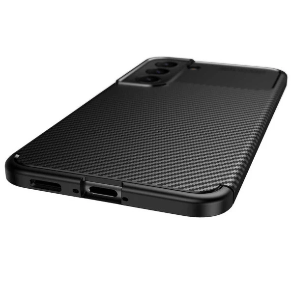 Samsung Galaxy S22 Kılıf Karbon Silikon Case Kapak - Resim 8