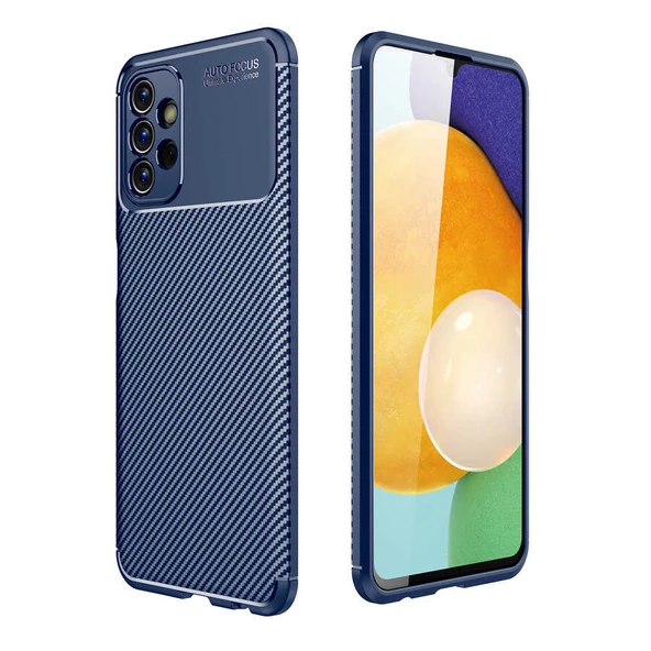 Samsung Galaxy A13 4G Kılıf Karbon Silikon Case Kapak