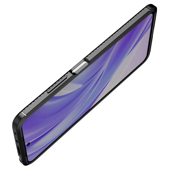 Xiaomi Poco X4 Pro 5G Kılıf Karbon Silikon Case Kapak - Resim 5