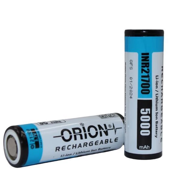 ORION PİL LI-ION 21700 5000 MAH 3C - Resim 3