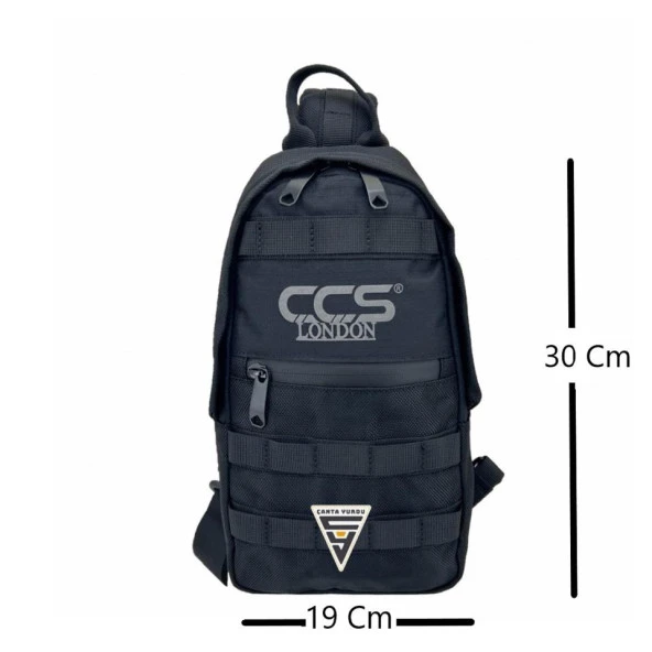 Ççs London 51606 Çapraz Askılı Sırt Çantası Siyah - 2