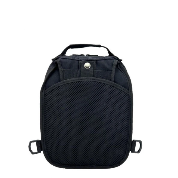 Taktikal Cordura 1000D Silah Tabanca Taşıma Çantası Siyah - 6