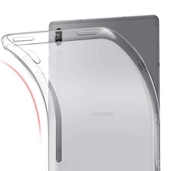 Samsung Galaxy Tab S7 Plus T970 T975 T977 Kılıf Tablet Hibrit Silikon Case