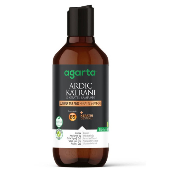 Agarta Ardıç Katranı Ve Keratin Şampuanı-(Saç Egzaması-Kepek Karşıtı) 400 Ml