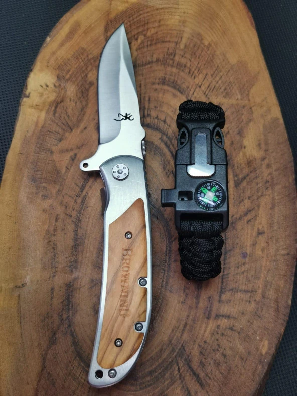Kamp Outdoor Browning 21 cm Avcı Çakı Seti