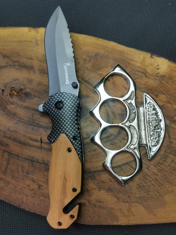 Kamp Outdoor Browning 21 cm Avcı Çakı Seti