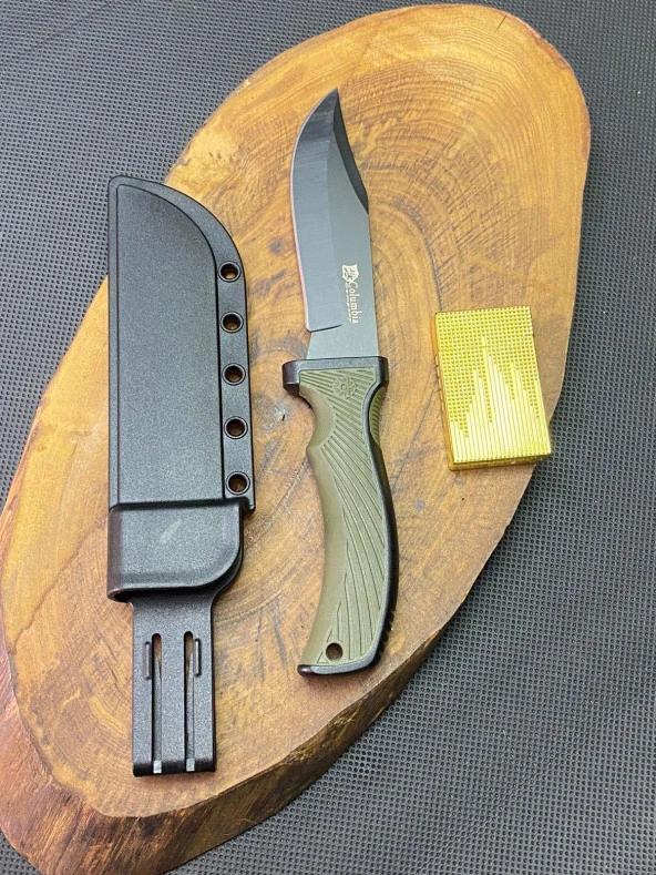 Kamp Outdoor 21 cm Avcı Bıçağı + Dupont Tarz Çakmak Seti