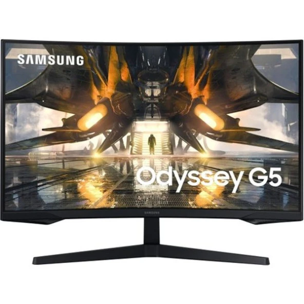 Samsung Odyssey G5 LS32AG550EUXUF 32" 1 ms WQHD FreeSync Curved Oyuncu Monitörü