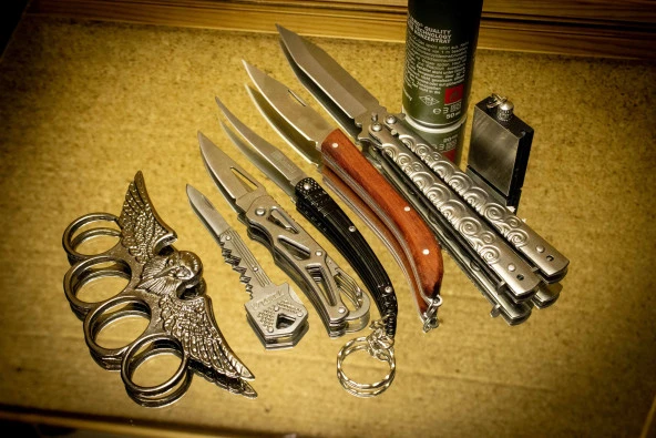 8 Parça Gümüş Kelebek Set