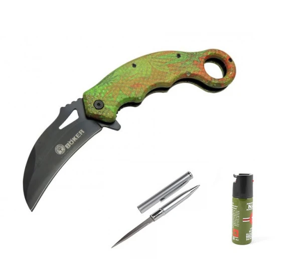 Kişiye Özel Böker Karambit Bukelamun 471B 20 CM