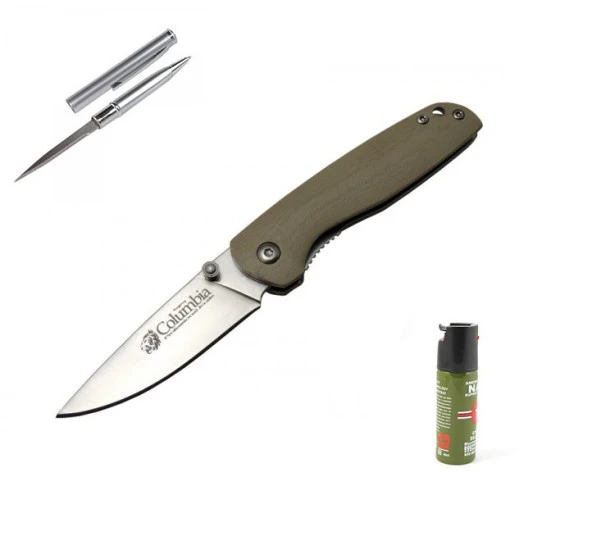 Kişiye Özel Columbia String Çakı JMS02GRY 15.5 CM