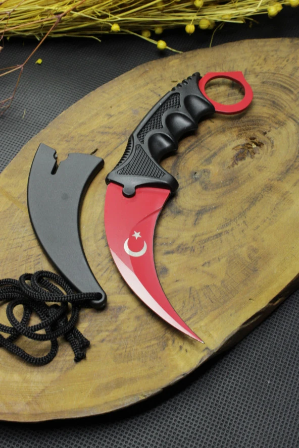 22 cm Türk Bayraklı CS GO  Bıçak Kılıflı