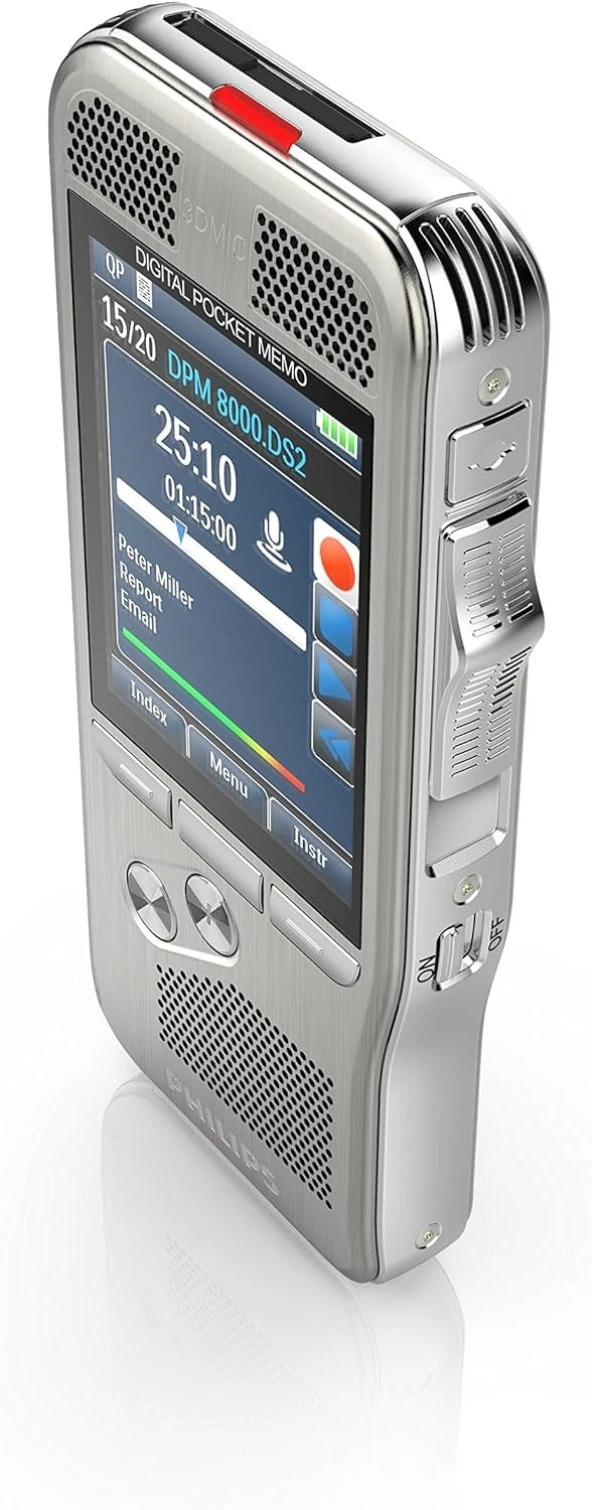 Philips DPM-8000 Profesyonel Dijital Cep Not Alıcısı - 3