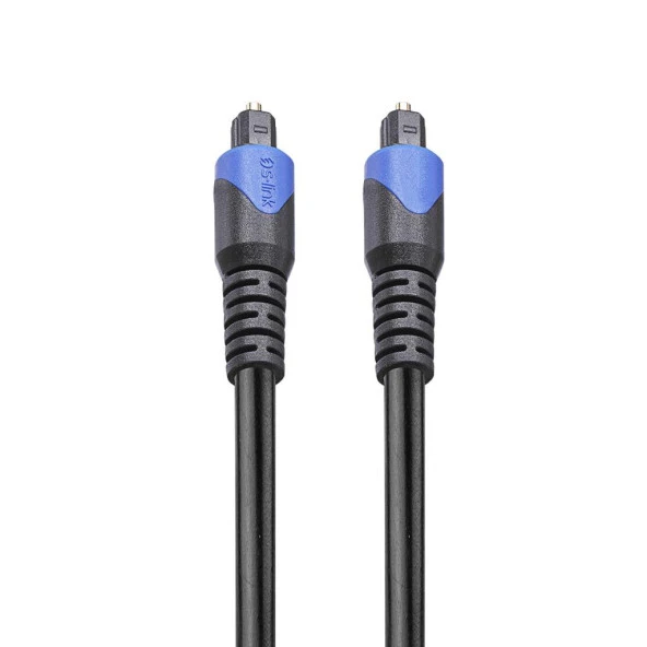 S-LINK SLX-968 5m OPTİK SES KABLOSU, GOLD - Resim 2