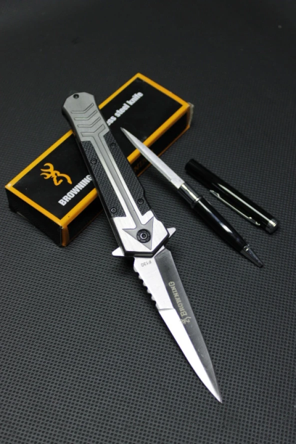 21 cm Ok İşaretli Browning Çakı ve Kalem Çakı