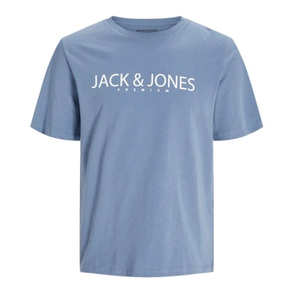 Jack & Jones 12256971 Jprblajack Ss Tişört Fst Ln Mavi