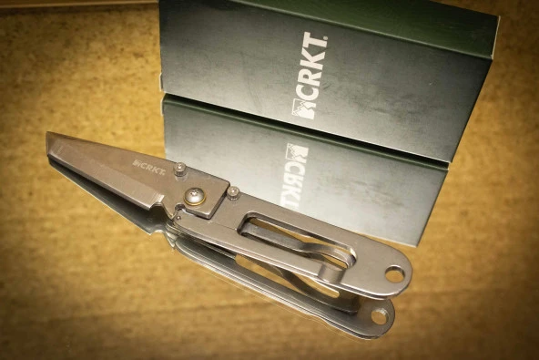 CRKT 5500 Gümüş Polat Çakı