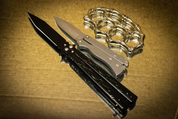 21 cm Siyah Kelebek set - 2