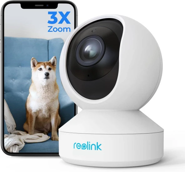 Reolink İç Mekan Güvenlik Kamerası, 5MP Süper HD Takılabilir WiFi Kamera