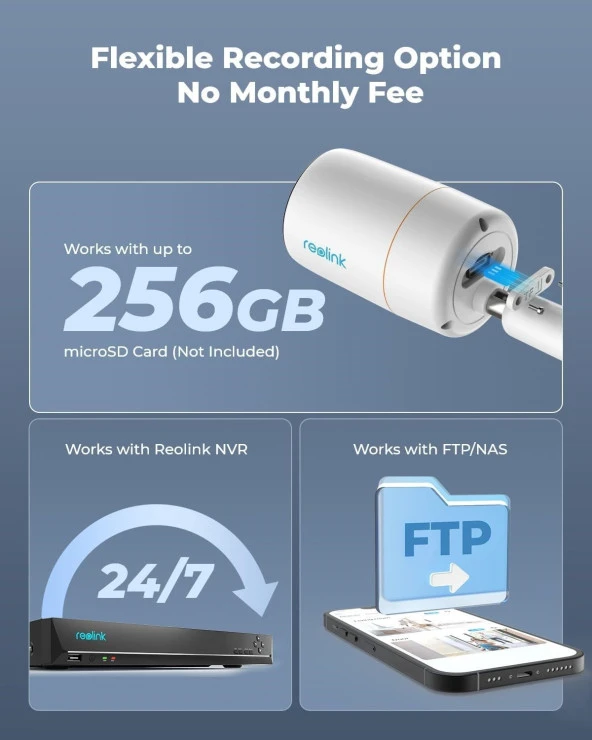 Reolink 12MP PoE IP Kamera Dış Mekan, Mermi Gözetleme Kameraları - 5