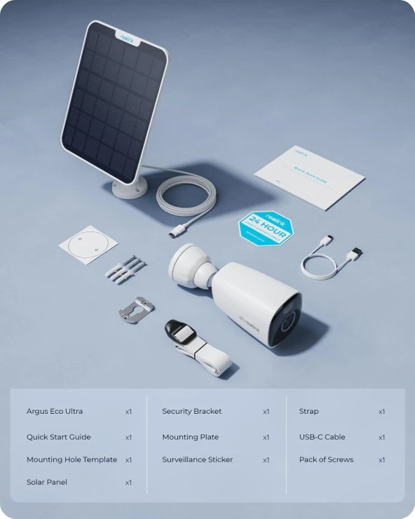 Reolink Argus Eco Ultra, Dış Mekan Kablosuz Solar Kamera, 4K Güvenlik Kamerası - 5