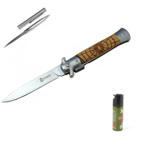 Kişiye Özel Columbia Örümcek Çakı Wy FS-1246-4-23 CM