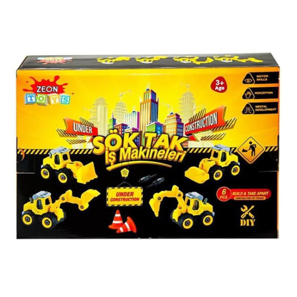 Oyuncak Sök Tak İş Makinaları - 4