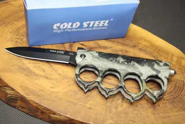 Cold Steel 20 cm Kamufulaj Renk Efsane Möştalı Çakı