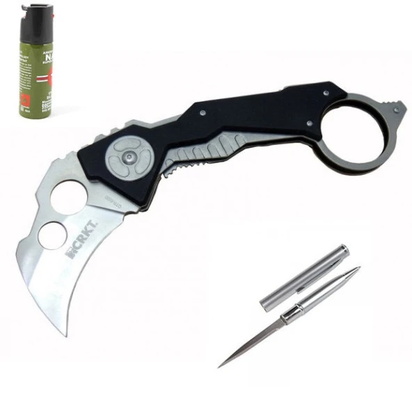 Kişiye Özel Crkt Baracas Karambit Çakı QTR-6320WY 23 CM