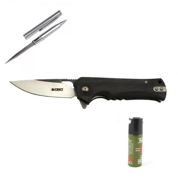 Kişiye Özel Crkt Muskıe Çakı 202A BK 18 CM