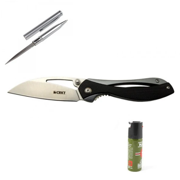 Kişiye Özel Crkt Pleroma Çakı 821A BK 18 CM