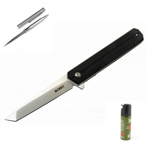 Kişiye Özel Crkt Tasıan Tanto Çakı 15FF BK 20 CM