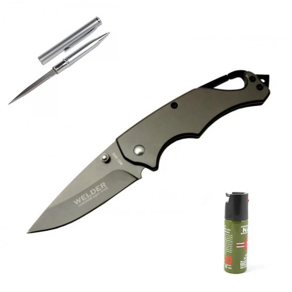 Kişiye Özel Welder Titanyum Çakı WD-009 16 CM