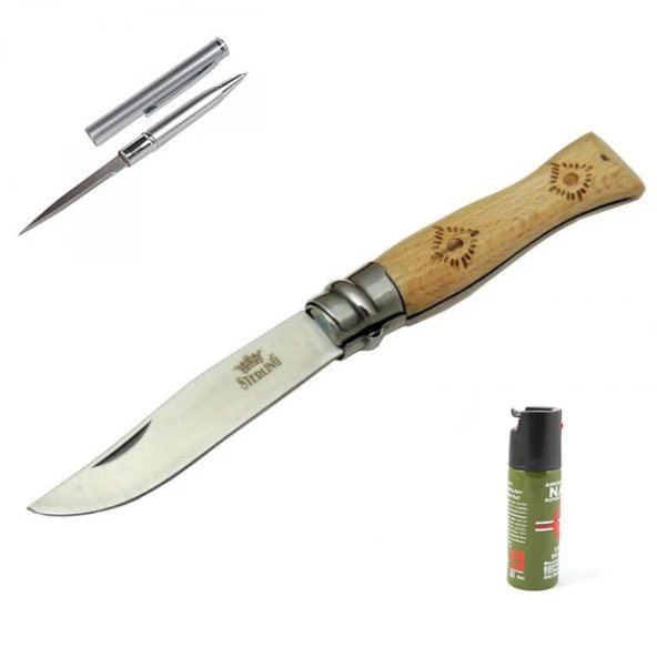Kişiye Özel Sterling Bilezikli Çakı T0221-16 CM