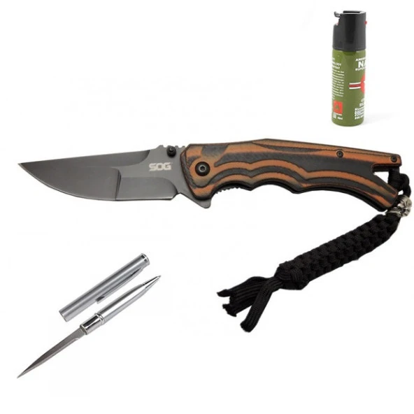 Kişiye Özel Sog Tighe Fighter Çakı BRT863 ZBR 21 CM