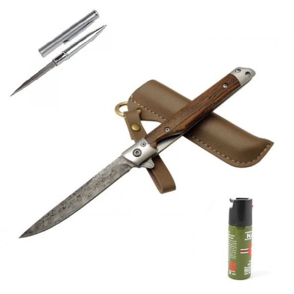 Kişiye Özel M390 Damascus Çakı M390 DMS 21.5 C M