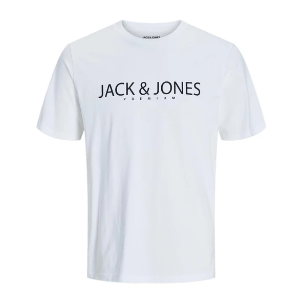 Jack & Jones 12256971 Jprblajack Ss Tişört Fst Ln Beyaz