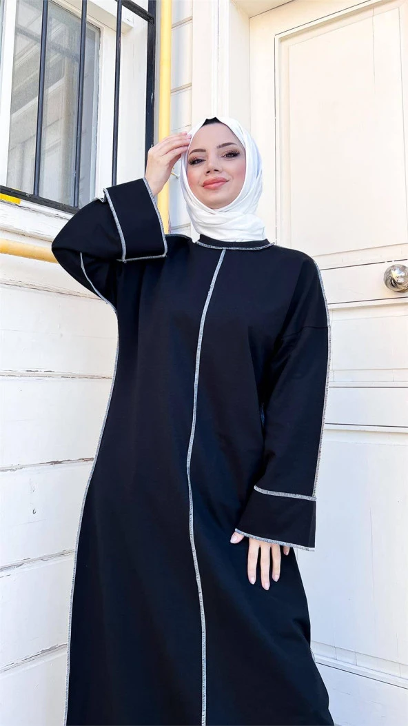 Mevlana Oversize Pamuklu Elbise - 71167.015 - Lacivert - 2