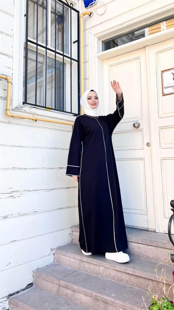 Mevlana Oversize Pamuklu Elbise - 71167.015 - Lacivert - 5