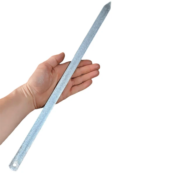 Aletçantam Adana Şiş Yassı Demir Mangal Barbekü Kebap Beyti Kıyma Şişi 50cm - 5 Adet - 3