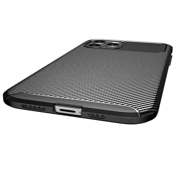 Vendas Apple iPhone 12 Pro Max Kılıf Zore Negro Silikon Kapak - 9