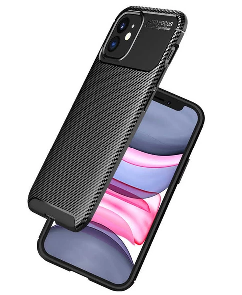 Vendas Apple iPhone 12 Kılıf Zore Negro Silikon Kapak - 12