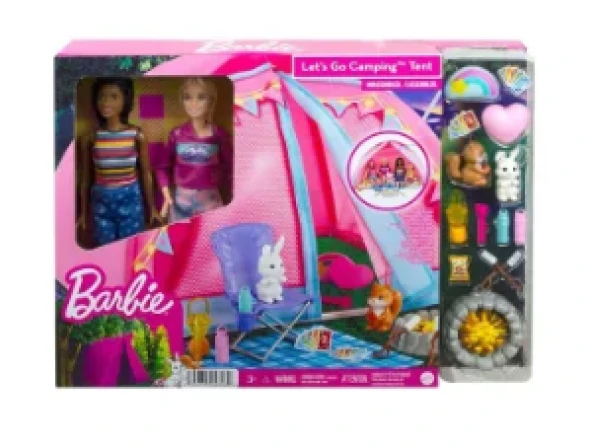 Barbie HGC18 Malibu ve Brooklyn Kampta Oyun Seti